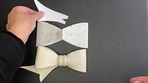 Pattern cutting for bows